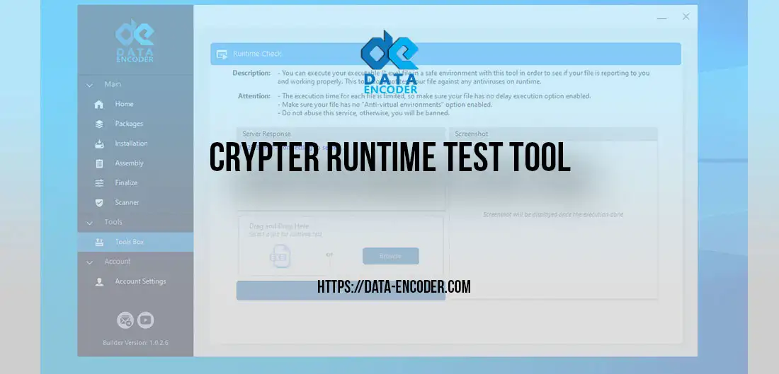 Crypter Runtime test tool