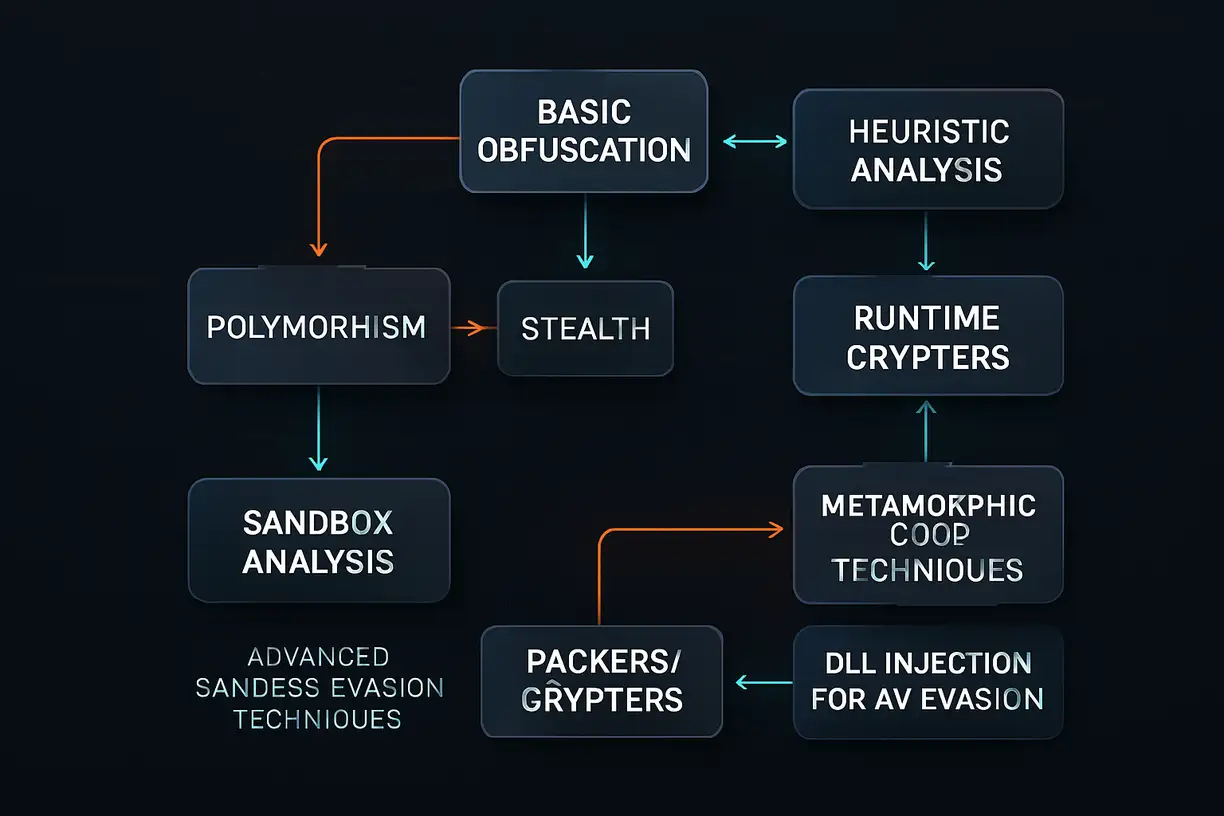 Metamorphic Code Techniques - Advanced Sandbox Evasion Techniques - DLL Injection for AV Evasion